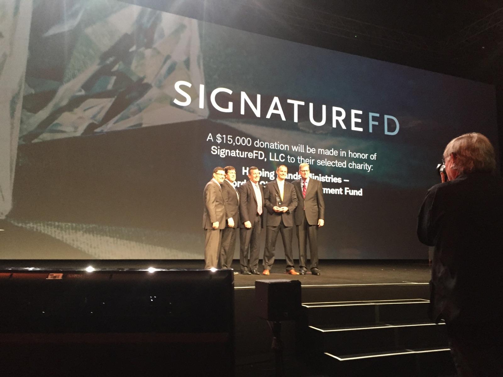 SignatureFD Recognized by Charles Schwab with BestinBusiness IMPACT